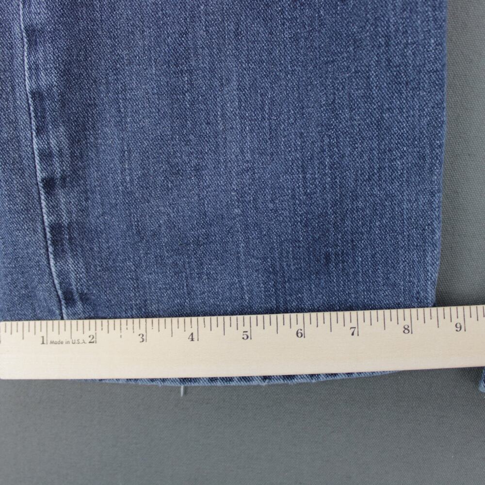 Levis 514 Jeans Distressed Straight Leg Mens 36x32 Blue - Picture 7 of 11